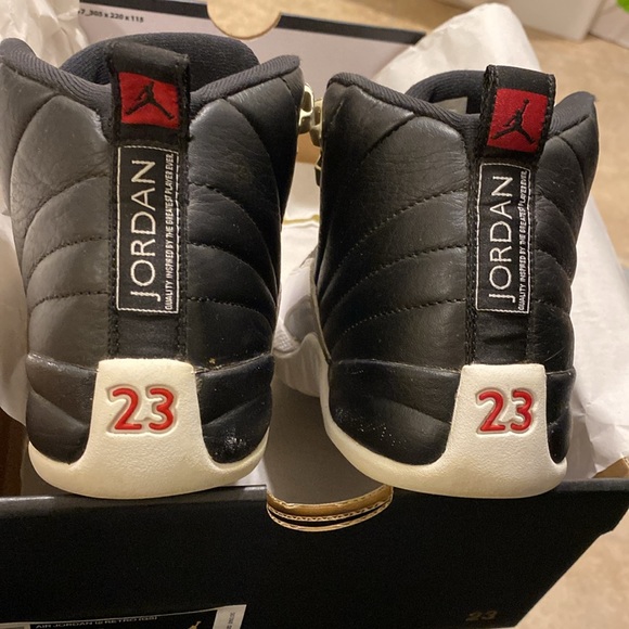 Air Jordan 12 Retro GS 'Playoff' KIDS 4 / 5 Y - Picture 4 of 8